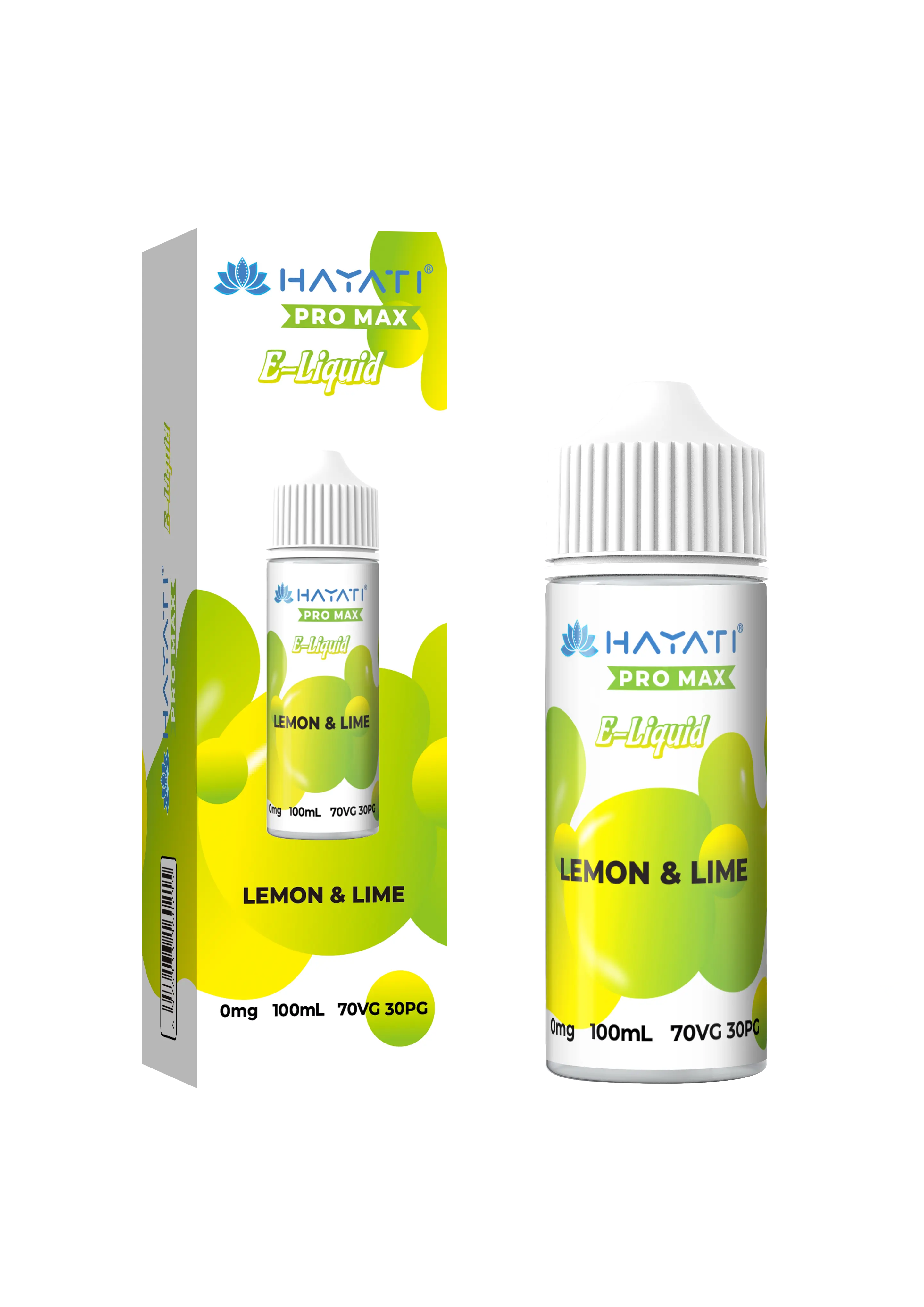 Product Image of Hayati Pro Max Eliquid - Lemon & Lime - 100ml